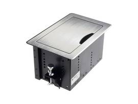 KRAMER TBUS-10XL(BA) ENCLOSURE SILVER BRUSHED ANODIZED ALUMINUM TOP