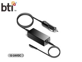 BATTERY TECH BTI 100W AUTO ADAPTER FOR MICROSOFT SURFACE BOOK, BOOK 2, BOOK 3, GO 1, GO 2, LAPTOP, LAPTOP 2, LAPTOP 3, PRO 3, PRO 4, PRO 6, PRO 7,