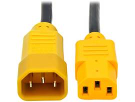 TRIPP LITE 4FT18AWG POWER CORD C14-C13 YELLOW
