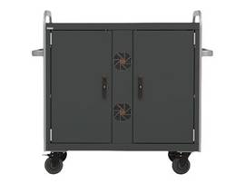 BRETFORD  32X LINK CART, NETWORK READY, CHARCOAL/ALUMINUM PAINT