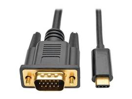 USB 3.1 Gen 1 USB-C to VGA Adapter Cable (M/M), Thunderbolt 3 Compatible, 1920 x