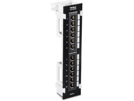 TRENDNET 12-PORT CAT5E UNSHIELDED WALL MOUNT PATCH PANEL WITH INCLUDED 89D BRACKET