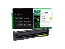CLOVER IMAGING REMANUFACTURED YELLOW TONER CARTRIDGE FOR HP W2312A (HP 215A) RE USE CHIP DOES NOT INCLUDE TONER LOW MESSAGING