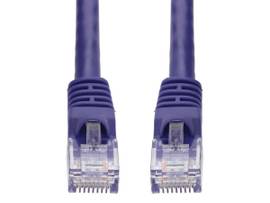 25ft RJ-45 (Male) to RJ-45 (Male) Straight Purple Cat6 UTP PVC Copper Patch Cabl