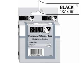 NEWELL-DYMO RHINO LBL PERM POLY 1/2 CLR