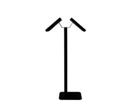 CTA DIGITAL PREMIUM DUAL ENCLOSURE FLOOR STAND BLK
