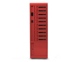 BRETFORD 10 BAY,CONFIG/SCRN, 1X AC, 2X USB, RED/RED
