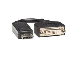 6in Displayport to DVI Adapter Video Converter DP-M to DVI-I-F 6 in