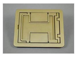 LEGRAND-WIREMOLD FLANGE INSRT CVR TAMP RESIST BRASS