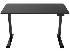 MONOPRICE WFH SINGLE MOTOR HEIGHT ADJUSTABLE MOTORIZED SIT-STAND DESK WITH SOLID-CORE WOOD TOP_ BLACK 47.2" X 23.6"