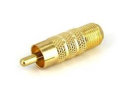 RCA TO F TYPE COAXIAL ADAPTER M/F