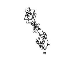 LEGRAND-WIREMOLD 1-GANG 2 KEYSTONE PORTS N