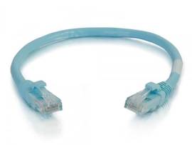 C2G 100FT CAT6A SNAGLESS UTP CABLE-AQUA