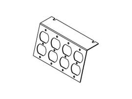 LEGRAND-WIREMOLD AC8105 PLATE FOR 4 DUPLEX