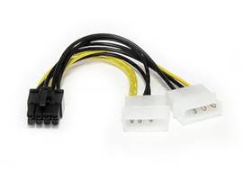 6 LP4 TO 8 PIN PCIE POWER CABLE ADAPTER