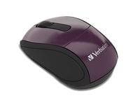 WIRELESS MINI TRAVEL MOUSE PURPLE