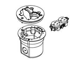 LEGRAND-WIREMOLD FLOOR BOX W/895T BRASS CO
