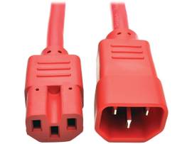 TRIPP LITE HEAVY-DUTY COMPUTER 15A 14 AWG RED 3 FT
