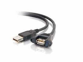 C2G 2FT USB 2.0 AM TO AF PANEL MOUNT CABLE