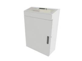 MIDDLE ATLANTIC VWM DOOR W/PLEXI 36 H X 16 D WHT