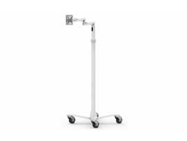 COMPULOCKS MEDICAL ROLLING CART EXTENDED - VESA COMPATIBLE WHITE