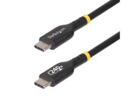 STARTECH 13FT USB-C CHARGING CABLE, USB-IF CERTIFIED USB C CABLE, 240W PD EPR, USB 2.0 TYPE-C LAPTOP CHARGER CORD, USB-C DATA TRANSFER CABLE