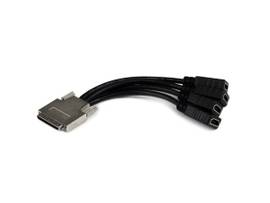 8.7/200mm VHDCI male to 4x HDMI female splitter adapter supports upto four Full