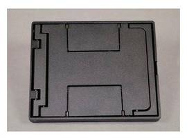 LEGRAND-WIREMOLD FLANGELESS SOLID FP CVR TR BK