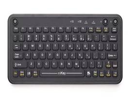 GAMBER RECHARGEABLE BLUETOOTH KEYBOARD FOR WINDOWS/ANDROID. FULLY SEALED, IP65 CASE, BLUETOOTH WIRELESS TECHNOLOGY, RED LED BACKLIT KEYS, VESA