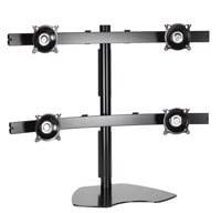 Chief Widescreen Quad Monitor Table Stand Desk Black
