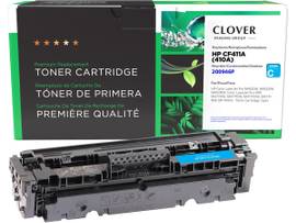 CLOVER IMAGING REMANUFACTURED CYAN TONER CARTRIDGE ALTERNATIVE FOR HP CF411A (HP 410A)