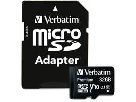 MICROSDHC CLASS 10 32GB W/ADAPTER