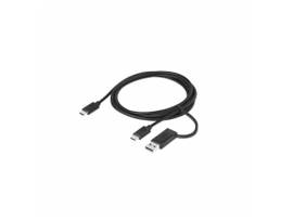 EPOS CANADA EASY CABLE MANAGEMENT WITH THE COMBINED USB-C CABLE AND USB-C TO USB-A ADAPTER