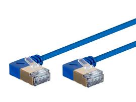MONOPRICE SLIMRUN CAT6A 90 DEGREE 36AWG S/STP ETHE