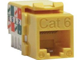 TRIPP LITE CAT6/5E YELLO KEYSTONE DOWN