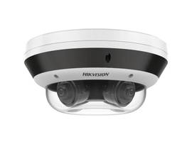HIKVISION 4 ADJUSTABLE LENSES IN ONE CAMERA COVER UP TO 360 FIELD OF VIEW, ENSURING NO BLIND AREA MONITORING AND THE MONITORING TILT ANGLE CAN BE AD