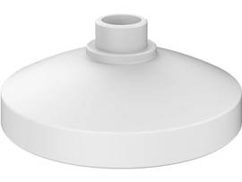 HIKVISION WALL MOUNT BRACKET FOR DOME CAMERAWITH ADAPTOR PLATEALUMINUM ALLOYHIKVISION WHITE