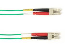 BLACK BOX CORP SM FO PATCH CABLE DUPLX, PLENUM, GN, LCLC