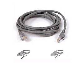 CABLE,CAT5E,UTP,RJ45M/M,3 ,GRY,PATCH,SNAGLESS