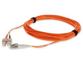 ADD-ON 2M LC/SC M/M OM4 ORANGE FIBER PATCH CBL