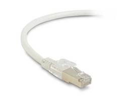 CAT6 250-MHz Locking Snagless Patch Cable S/FTP CM PVC WH 3FT