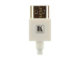 KRAMER ULTRA SLIM HIGH SPEED HDMI CABLE WITH ETHERNET WHITE-6FT