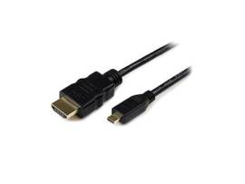 3ft High Speed Micro HDMI to HDMI Cable with Ethernet; 4K video (3840x2160p 30Hz