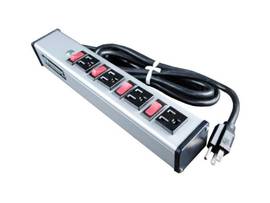 LEGRAND-WIREMOLD LC 12.25IN GRAY W/4 5-15