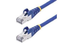 STARTECH 6IN BLUE CAT8 ETHERNET CABLE, SNAGLESS RJ45, 25G/40G, 2000MHZ, 100W POE, S/FTP 26AWG PURE BARE COPPER WIRE, LSZH, SHIELDED NETWORK PATCH CORD