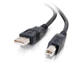 C2G 5m USB A to B Cable Black 2.0 (16.4ft)
