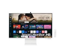 SAMSUNG 32IN UHD SMART MONITOR, WHITE