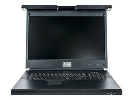 VERTIV LCD, 8P KVM, 8 CABLES, USB KB-US INTL, TAA COMPLIANT
