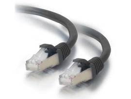 C2G 6FT CAT6 SNAGLESS STP CABLE-BLK