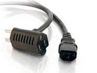 C2G 3FT 16AWG POWER CORD W/ EXTRA OUTLET
